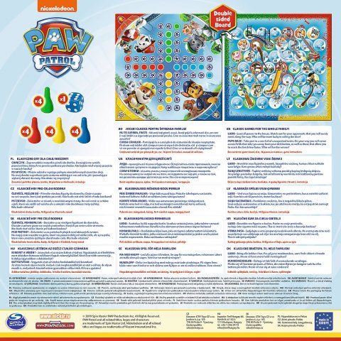 01896 GRA 2w1 Chińczyk - Psi wyścig Paw Patrol 1896 01896 GRA 2w1 Chińczyk - Psi wyścig Paw Patrol 1896