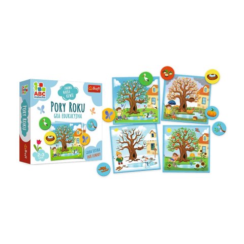 Gra Edukacyjna Pory Roku z Serii ABC Malucha Trefl 01941 Gra Edukacyjna Pory Roku z Serii ABC Malucha Trefl 01941
