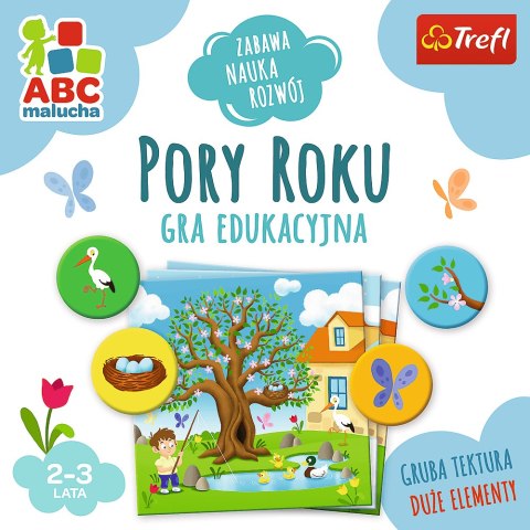 Gra Edukacyjna Pory Roku z Serii ABC Malucha Trefl 01941 Gra Edukacyjna Pory Roku z Serii ABC Malucha Trefl 01941