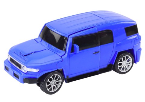Robot Auto 2w1 Transformacja Akcesoria Broń Niebieski Robot Auto 2w1 Transformacja Akcesoria Broń Niebieski