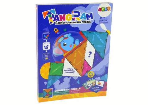 Układanka Tangram 7 Magnetycznych Klocków Puzzle Kolorowe Układanka Tangram 7 Magnetycznych Klocków Puzzle Kolorowe