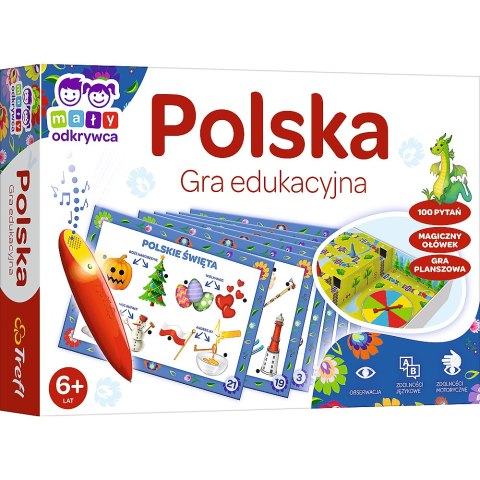 Gra Edukacyjna Polska Magiczny ołówek Trefl 02114 Gra Edukacyjna Polska Magiczny ołówek Trefl 02114
