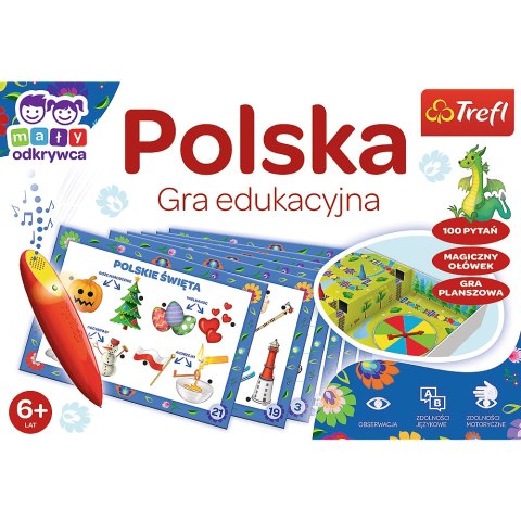 Gra Edukacyjna Polska Magiczny ołówek Trefl 02114 Gra Edukacyjna Polska Magiczny ołówek Trefl 02114
