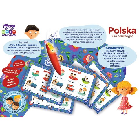 Gra Edukacyjna Polska Magiczny ołówek Trefl 02114 Gra Edukacyjna Polska Magiczny ołówek Trefl 02114