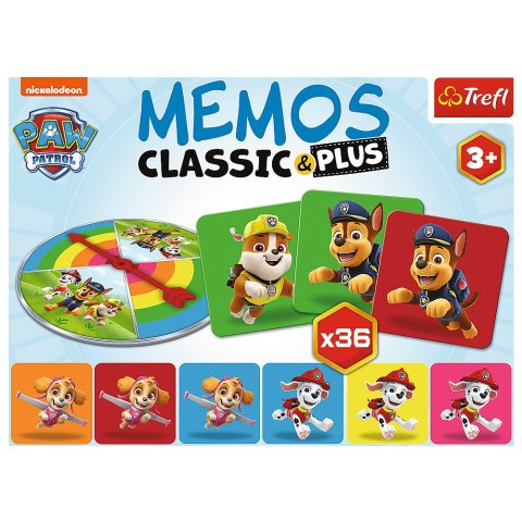 Gra Memos Classic i Plus Psi Patrol Trefl 02269 Gra Memos Classic i Plus Psi Patrol Trefl 02269