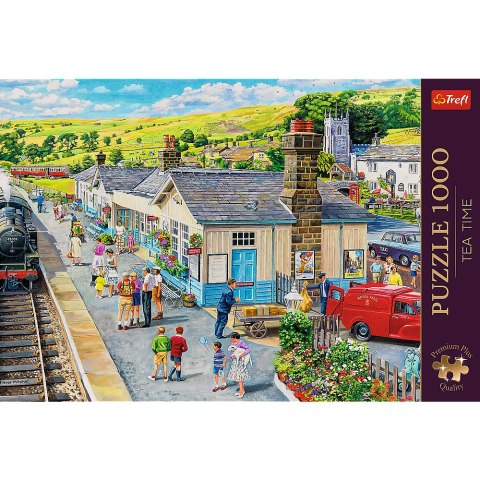 Puzzle - "1000 Premium Plus" - Tea Time: Dworzec kolejowy Trefl 10810 Puzzle - "1000 Premium Plus" - Tea Time: Dworzec kolejowy Trefl 10810
