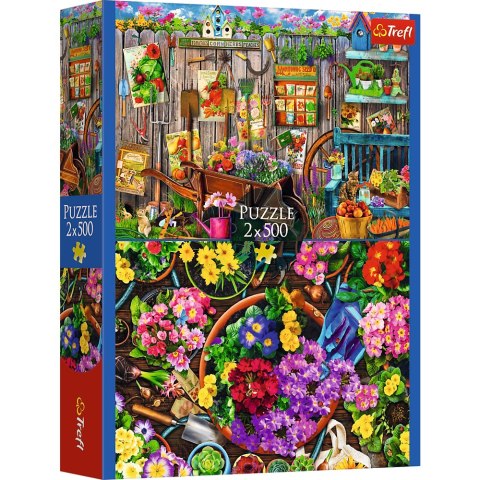 Puzzle - 2x500 - Prace w ogrodzieFSC Mix 70% 37529 Puzzle - 2x500 - Prace w ogrodzieFSC Mix 70% 37529