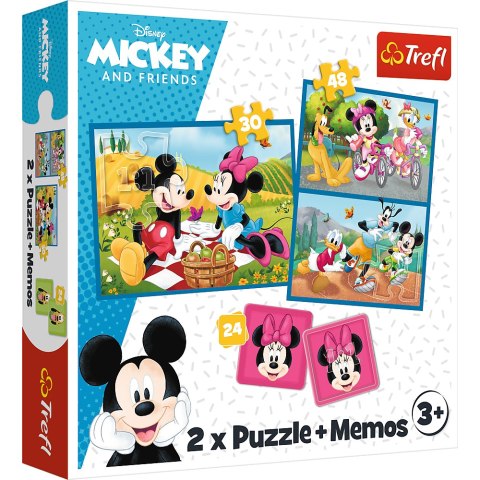 Puzzle - 2w1 + memos - Poznaj bohaterów Disney Trefl 93344 Puzzle - 2w1 + memos - Poznaj bohaterów Disney Trefl 93344