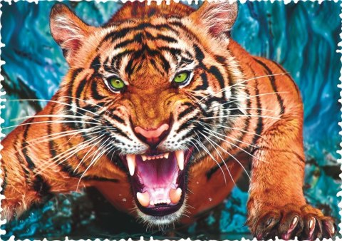 Puzzle Crazy Shapes 600 el. Oko w oko z tygrysem Trefl 11110 Puzzle Crazy Shapes 600 el. Oko w oko z tygrysem Trefl 11110