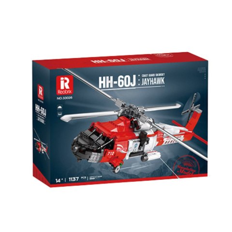 Klocki Konstrukcyjne Helikopter Ratunkowy HH-60J Jayhawk 1137el Klocki Konstrukcyjne Helikopter Ratunkowy HH-60J Jayhawk 1137el