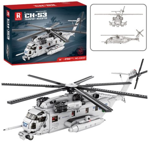 Klocki Konstrukcyjne Śmigłowiec Transportowy Helikopter 2192el Klocki Konstrukcyjne Śmigłowiec Transportowy Helikopter 2192el