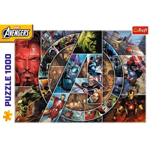 Puzzle - 1000 - Avengers: BohaterowieFSC Mix 70% 10934 Puzzle - 1000 - Avengers: BohaterowieFSC Mix 70% 10934