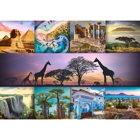 Puzzle - 1000 - Kolaż - Afryka 10792 Puzzle - 1000 - Kolaż - Afryka 10792