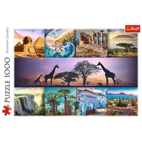 Puzzle - 1000 - Kolaż - Afryka 10792 Puzzle - 1000 - Kolaż - Afryka 10792