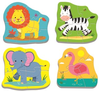 Puzzle - Baby Classic - Zwierzątka na safari / Trefl Baby 36073