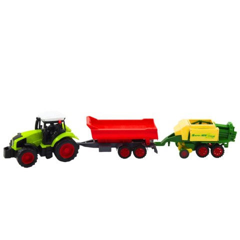 Zestaw Traktor Rolniczy Przyczepa Prasa Maszyna Rolnicza Zestaw Traktor Rolniczy Przyczepa Prasa Maszyna Rolnicza