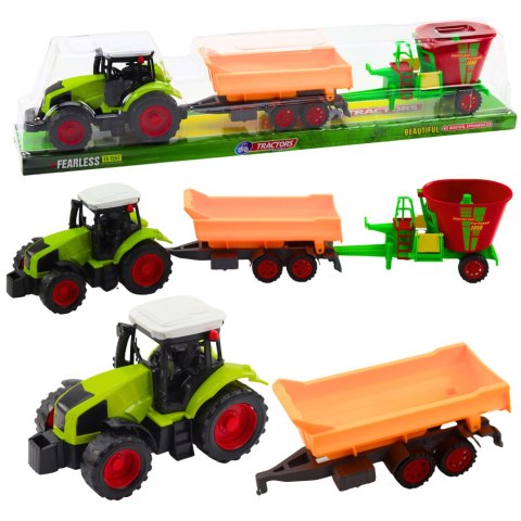 Zestaw Traktor Rolniczy Przyczepa Wywrotka Wóz Paszowy Zestaw Traktor Rolniczy Przyczepa Wywrotka Wóz Paszowy