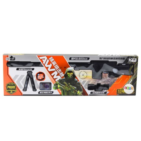 Karabin Snajperski Replika AWM Stojak Kulki Wodne Żelowe 80cm Karabin Snajperski Replika AWM Stojak Kulki Wodne Żelowe 80cm