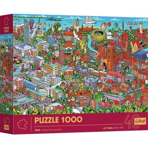Puzzle - "1000 Jubileusz" - Trójmiasto Trefl 10924 Puzzle - "1000 Jubileusz" - Trójmiasto Trefl 10924