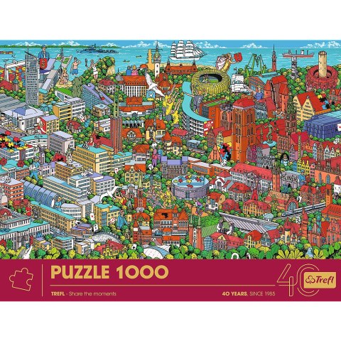 Puzzle - "1000 Jubileusz" - Trójmiasto Trefl 10924 Puzzle - "1000 Jubileusz" - Trójmiasto Trefl 10924