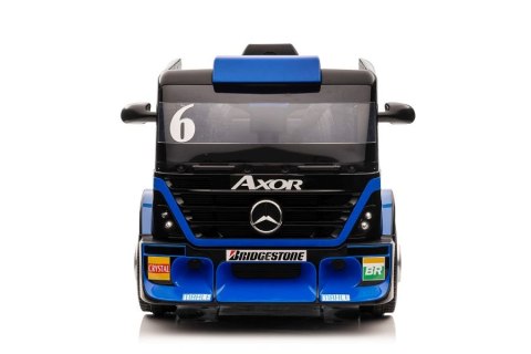Auto Na Akumulator Mercedes + Naczepa XMX622B Granatowy LCD Auto Na Akumulator Mercedes + Naczepa XMX622B Granatowy LCD