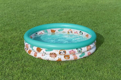 Dmuchany Basen Ogrodowy Dla Dzieci Rybki 102 cm Bestway 51008