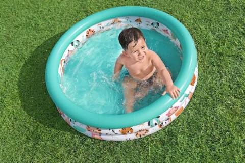 Dmuchany Basen Ogrodowy Dla Dzieci Rybki 102 cm Bestway 51008