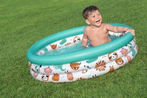 Dmuchany Basen Ogrodowy Dla Dzieci Rybki 102 cm Bestway 51008