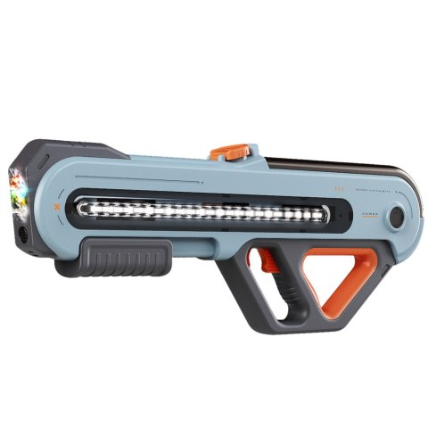 Duży Pistolet Karabin W12 Elektryczny Na Wodę LED Szary 60cm Duży Pistolet Karabin W12 Elektryczny Na Wodę LED Szary 60cm