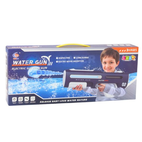 Elektryczny Automatyczny Pistolet Karabin Na Wodę Szary 42cm Elektryczny Automatyczny Pistolet Karabin Na Wodę Szary 42cm