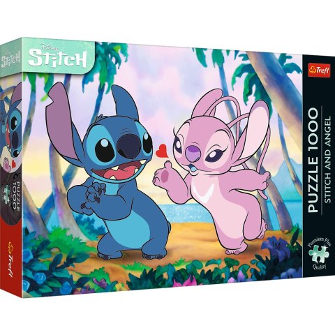 Puzzle - 1000 Premium Plus - Stitch and Angel Trefl 12079 Puzzle - 1000 Premium Plus - Stitch and Angel Trefl 12079