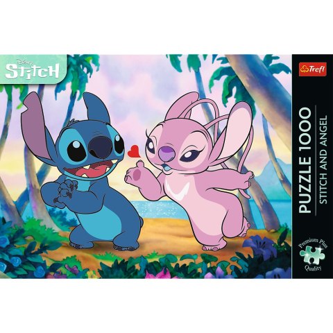 Puzzle - 1000 Premium Plus - Stitch and Angel Trefl 12079 Puzzle - 1000 Premium Plus - Stitch and Angel Trefl 12079