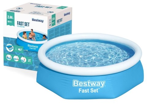Basen Ogrodowy Rozporowy 2,44 x 61 cm Bestway 57448 Basen Ogrodowy Rozporowy 2,44 x 61 cm Bestway 57448