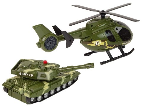 Zestaw Militarny Czołg Napęd Frykcyjny Helikopter Zestaw Militarny Czołg Napęd Frykcyjny Helikopter
