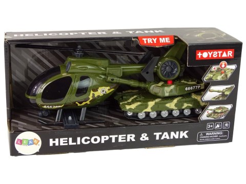 Zestaw Militarny Czołg Napęd Frykcyjny Helikopter Zestaw Militarny Czołg Napęd Frykcyjny Helikopter