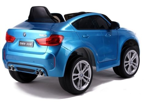 Auto na Akumulator BMW X6 Niebieskie Lakierowane Auto na Akumulator BMW X6 Niebieskie Lakierowane