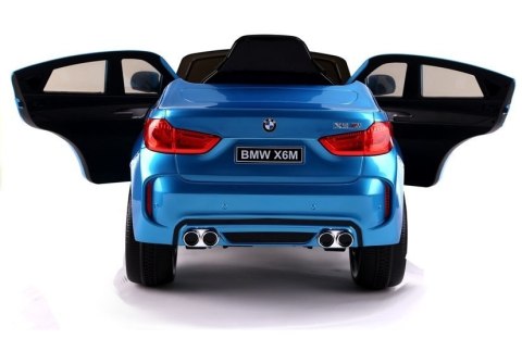 Auto na Akumulator BMW X6 Niebieskie Lakierowane Auto na Akumulator BMW X6 Niebieskie Lakierowane