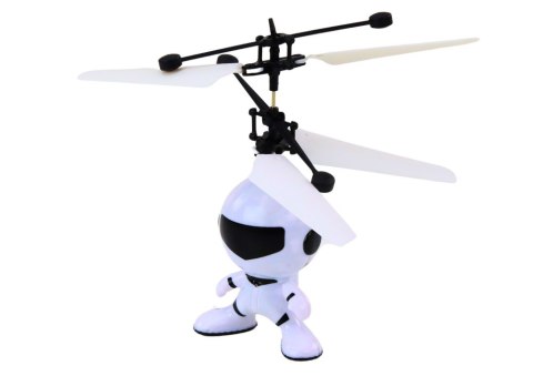 Latający Astronauta Sterowany Ręką Dron Helikopter Biały Latający Astronauta Sterowany Ręką Dron Helikopter Biały