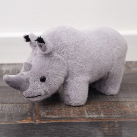 Maskotka Pluszowa Nosorożec Pluszak Przytulanka Szary 30cm Maskotka Pluszowa Nosorożec Pluszak Przytulanka Szary 30cm