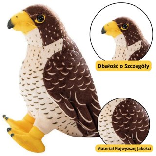 Pluszowa Maskotka Przytulanka Ptak Sokół Brązowy 30cm