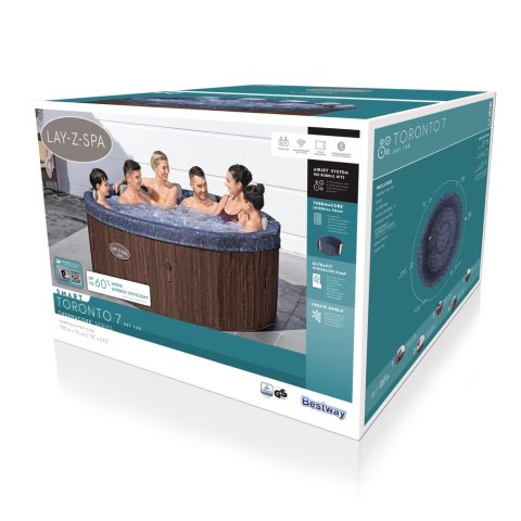 Dmuchane Spa Z Hydromasażem 7-osobowe Bestway 6001W