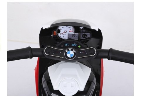 Motor na akumulator BMW S1000RR Trójkołowy Czerwony Motor na akumulator BMW S1000RR Trójkołowy Czerwony