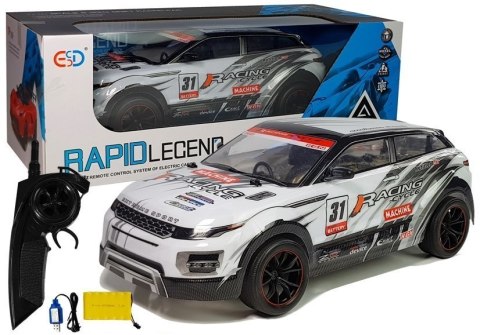 Auto Rajdowe Zdalnie Sterowane 1:10 Białe R/C Auto Rajdowe Zdalnie Sterowane 1:10 Białe R/C