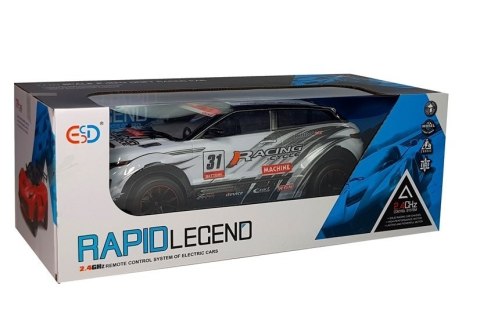 Auto Rajdowe Zdalnie Sterowane 1:10 Białe R/C Auto Rajdowe Zdalnie Sterowane 1:10 Białe R/C