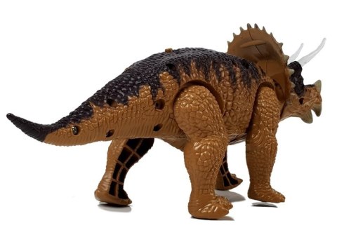 Dinozaur Triceratops Żółty Na Baterie Dinozaur Triceratops Żółty Na Baterie