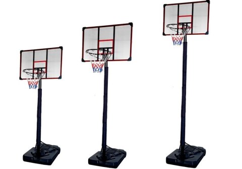 Kosz do Koszykówki Mobilny Regulowany Stojak 200-305cm Kosz do Koszykówki Mobilny Regulowany Stojak 200-305cm