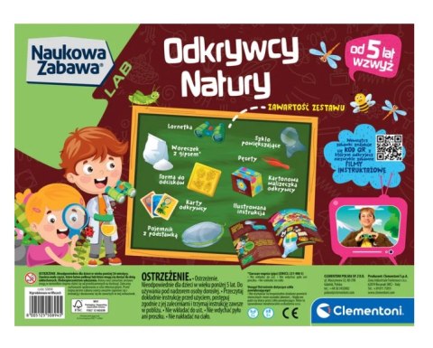 Naukowa Zabawa. Odkrycia Natury. Lab. Junior Clementoni 50714