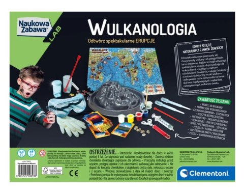 Naukowa Zabawa Zestaw Naukowy Wulkanologia Język Polski Clementoni 50893