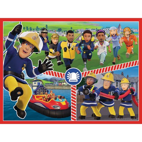Puzzle + MEMOS - 2w1 (30,48) - Drużyna Strażaka Sama - Trefl 93334