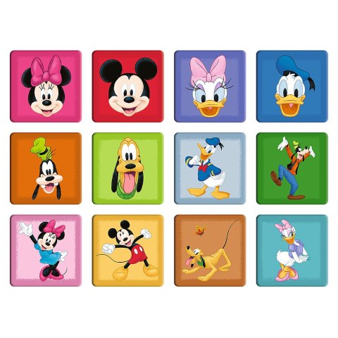 Puzzle + MEMOS - 2w1 (30,48) - Poznaj bohaterów Disney - Myszka Miki - Trefl 93344